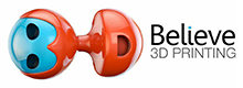 Believe 3D Printing Logo