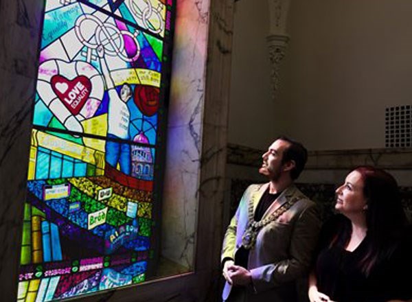 Belfast City Hall Artwork Celebrates Pivotal Moments And Figures