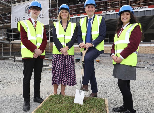 Education Minister Turns First Sod On Works 