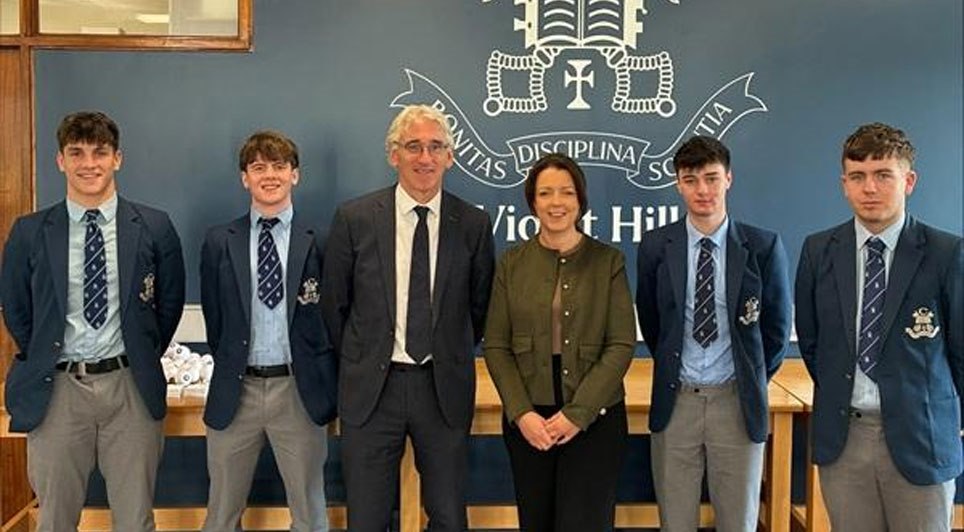 Infrastructure Minister Briefs Pupils On GDL Scheme